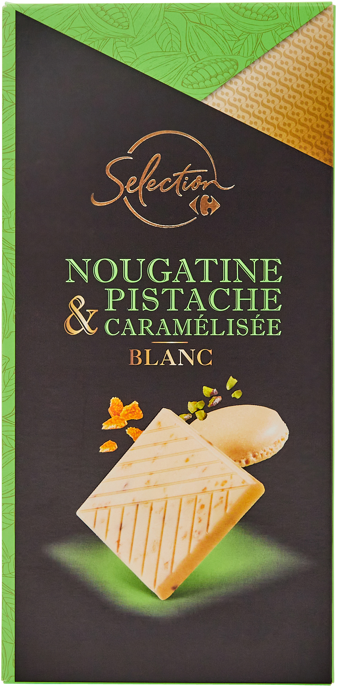 Carrefour Selection Tavoletta di Cioccolato Bianco e Pistacchio