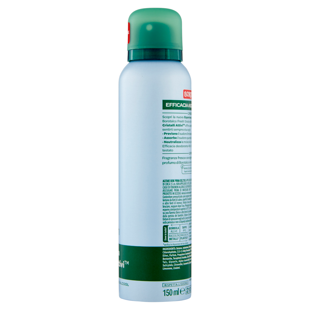 Borotalco Fresh Profumo di Talco Fresco Deo Spray 150 ml