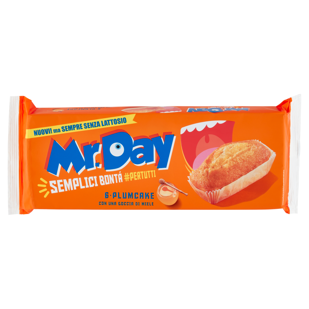 Mr.Day Plumcake con una Goccia di Miele 6 x 31,7 g