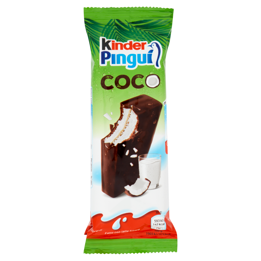 Kinder Pinguì Tropical Coco 4 x 30 g Carrefour
