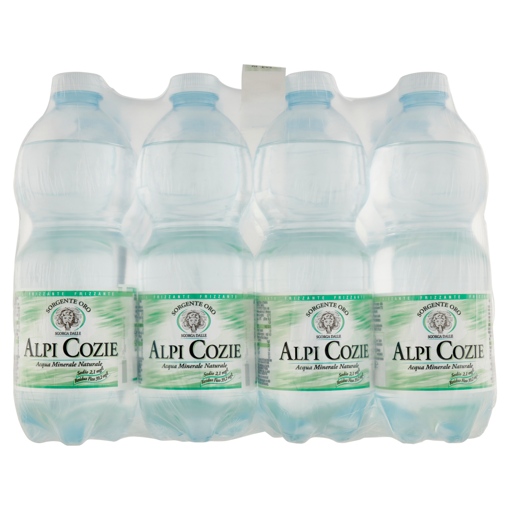 Alpi Cozie Sorgente Oro Frizzante 6 x 0,5 L
