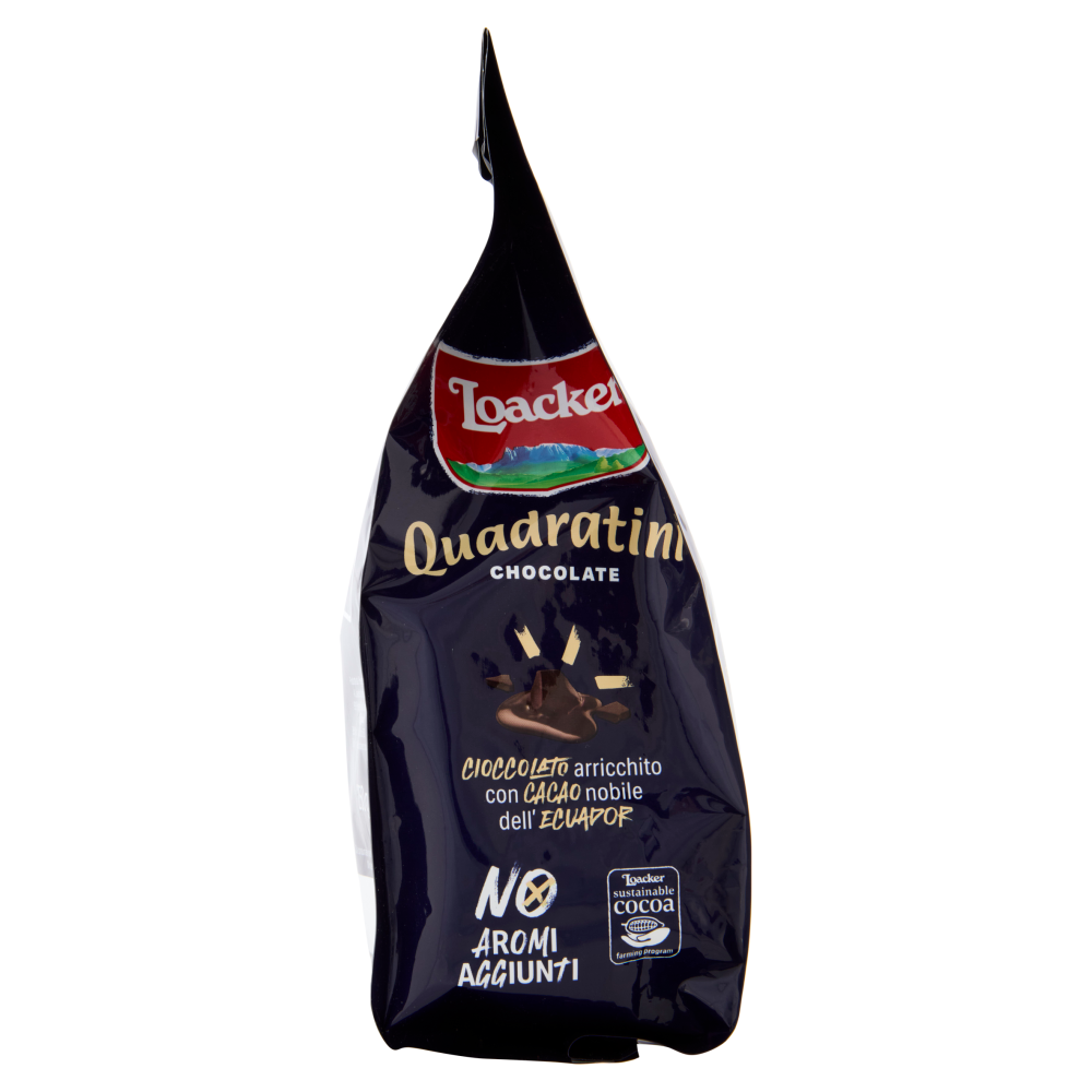 Loacker Quadratini Chocolate Wafer con crema al Cioccolato Wafers 250g