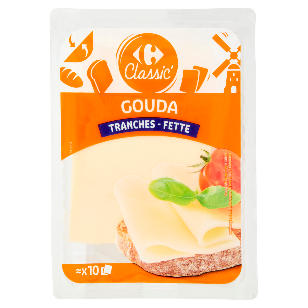 Carrefour Classic Gouda Fette 200 g