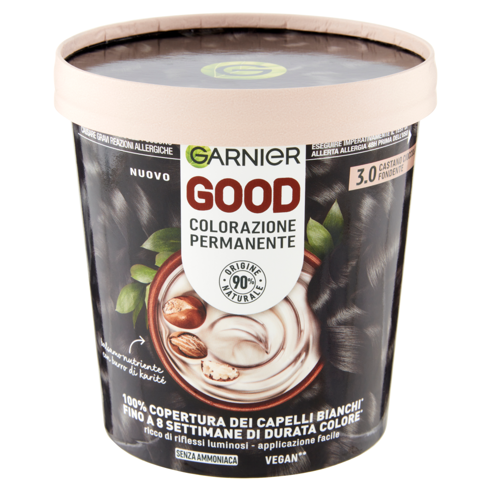 Garnier GOOD 3.0 Castano Cioccolato Fondente, colorazione permanente senza ammoniaca
