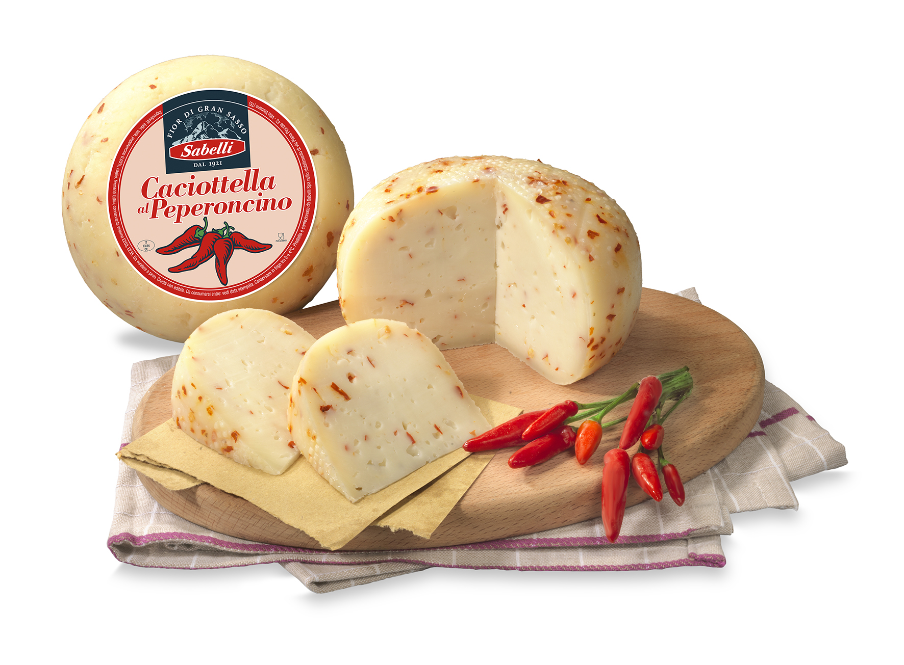 Caciotta piccola al peperoncino