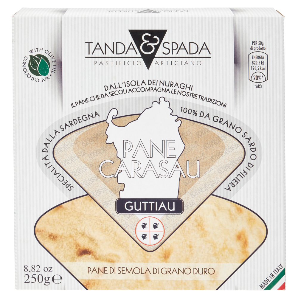 Tanda & Spada Pane Carasau Guttiau 250 g