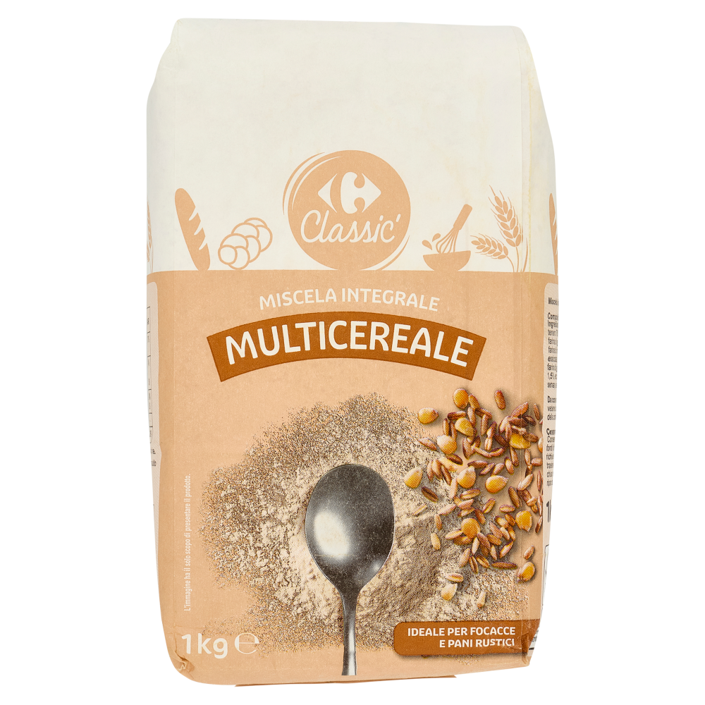 Carrefour Classic Miscela Integrale Multicereale 1 kg
