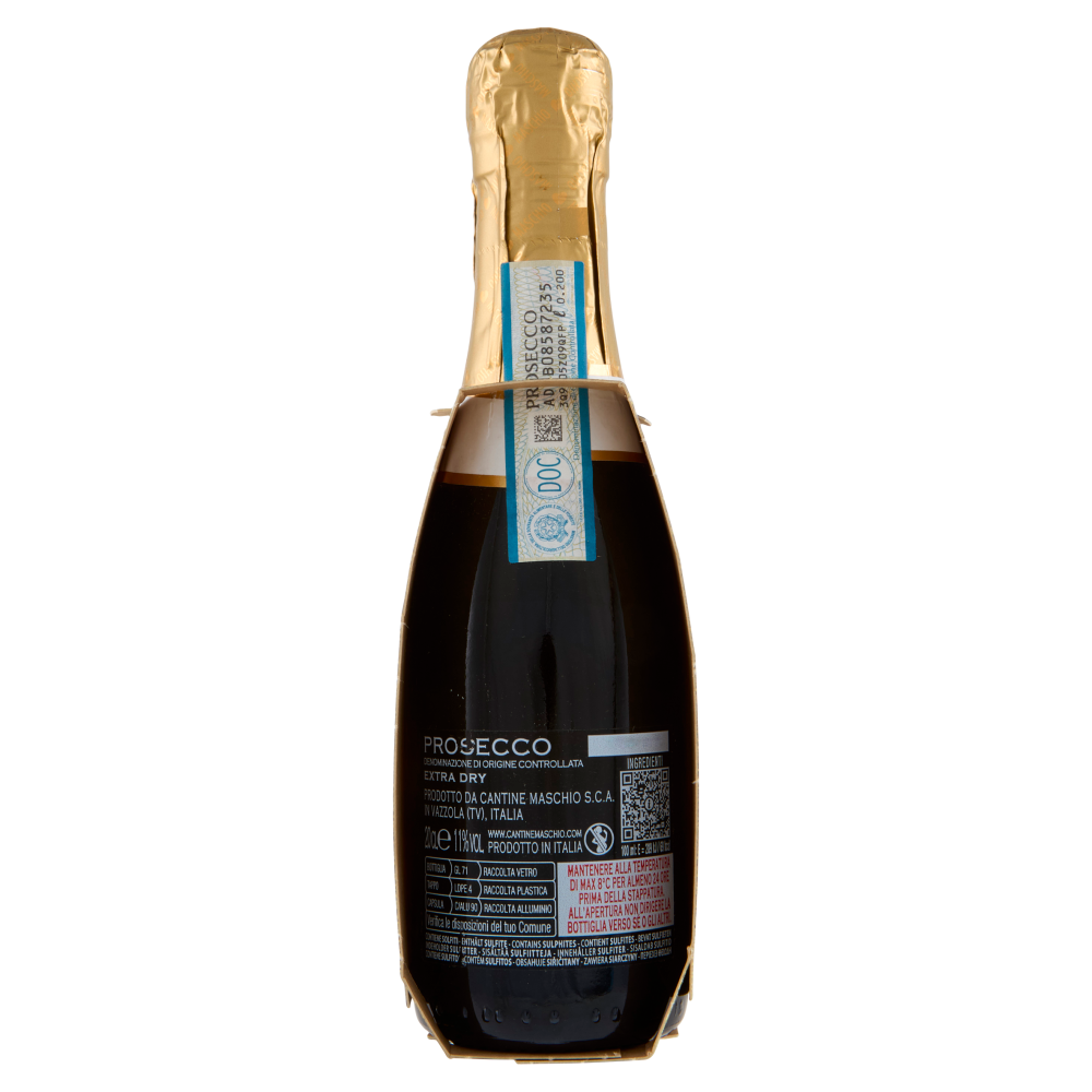Cantine Maschio Prosecco D.O.C. Vino Spumante Extra Dry 3 x 20 cl