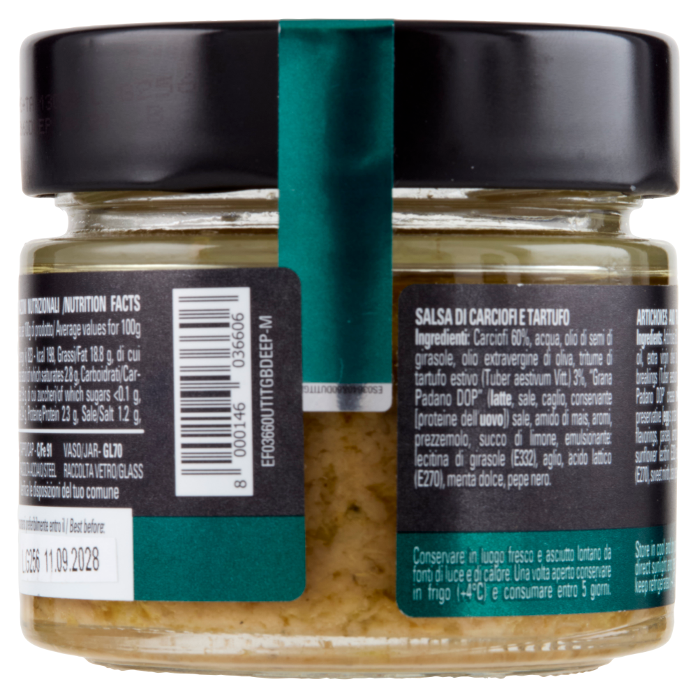 Urbani Tartufi Sugo Pronto Carciofi e Tartufo 130 g