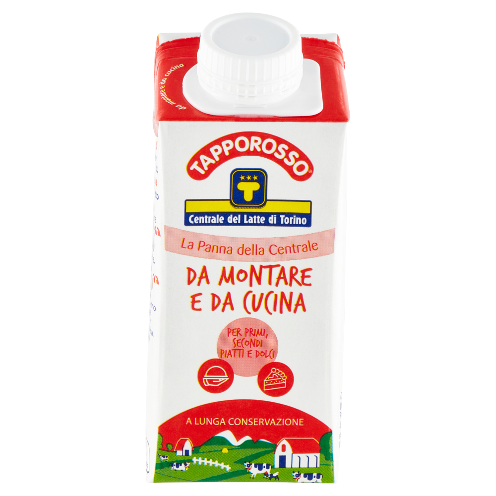 Tapporosso la Panna della Centrale da Montare e da Cucina a Lunga Conservazione 200 ml