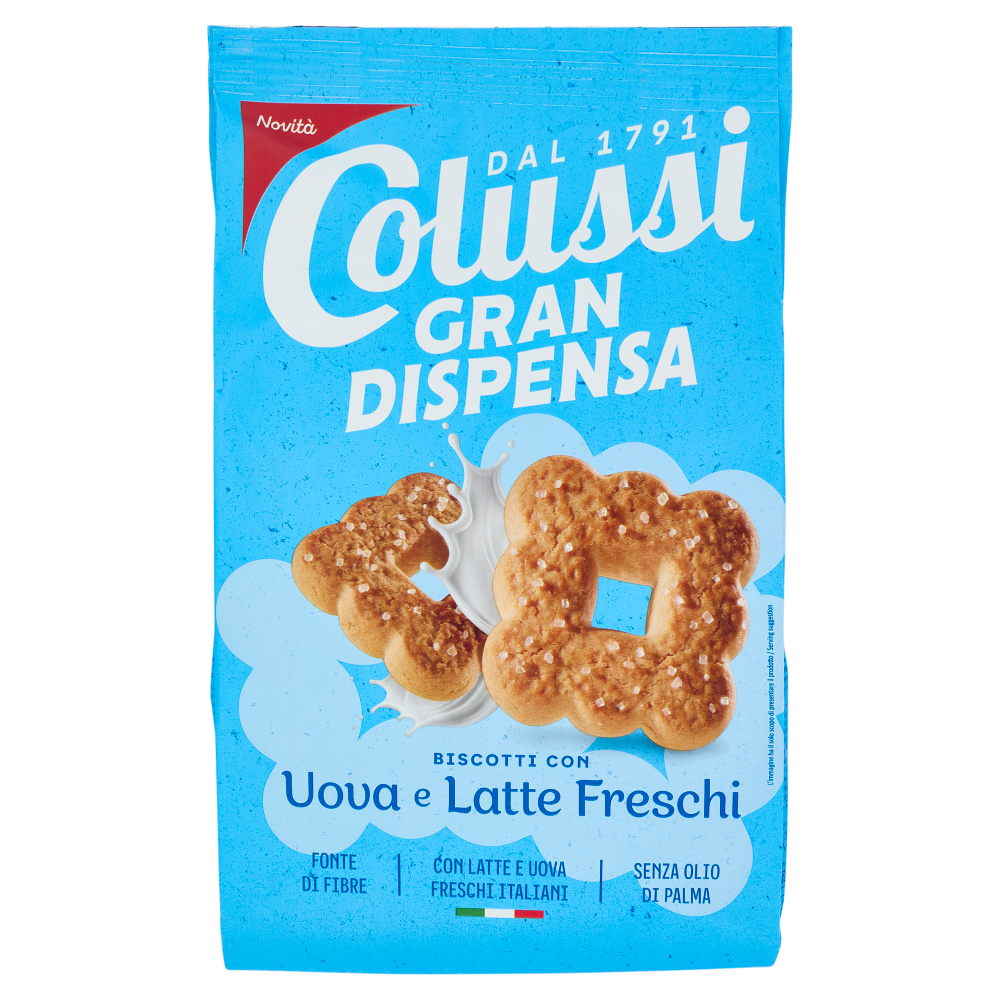 Colussi Gran Dispensa Biscotti con Uova e Latte Freschi 565 g