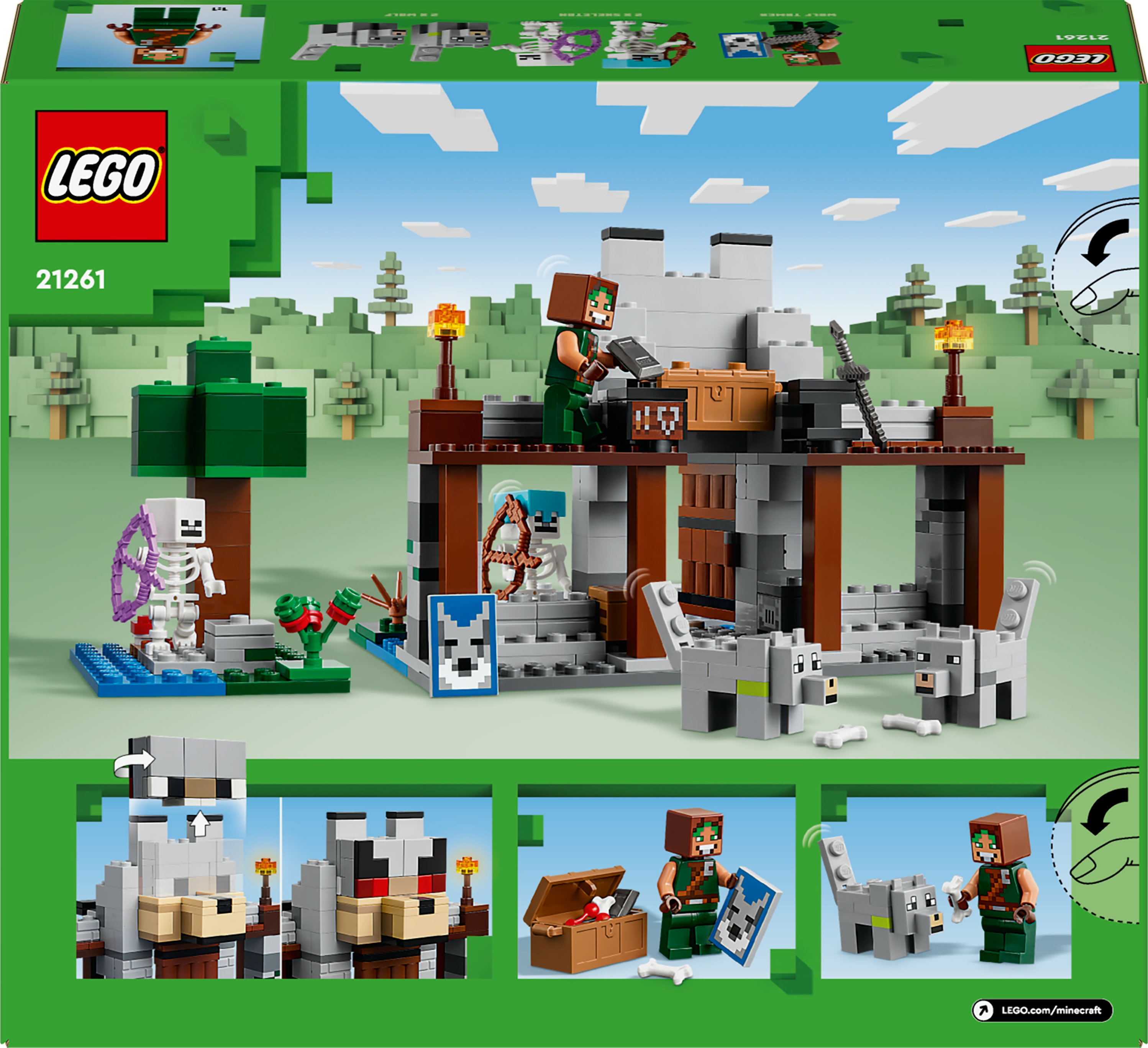 LEGO Minecraft Il castello del Lupo