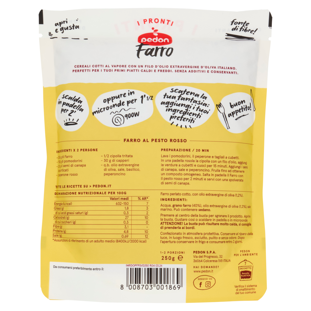 pedon I Pronti Farro 250 g
