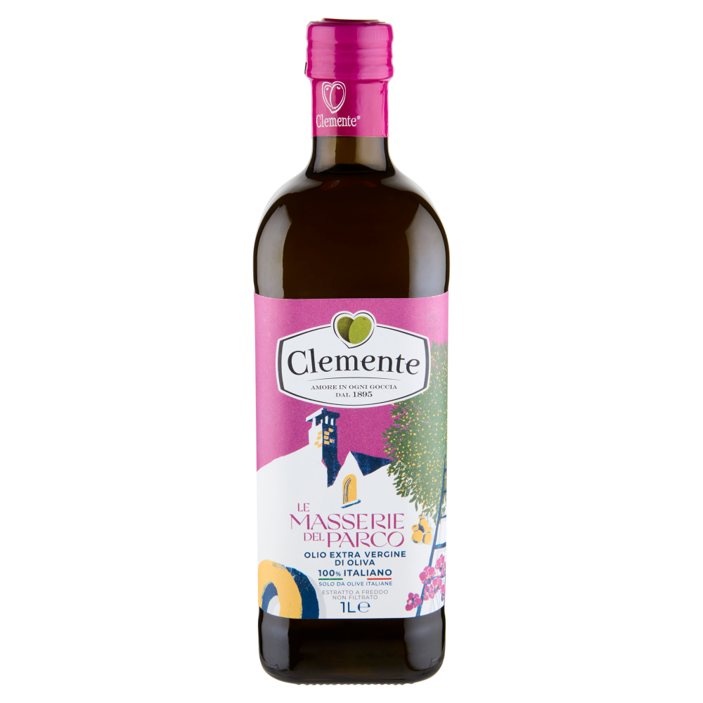 Clemente le Masserie del Parco Olio Extra Vergine di Oliva 1 L