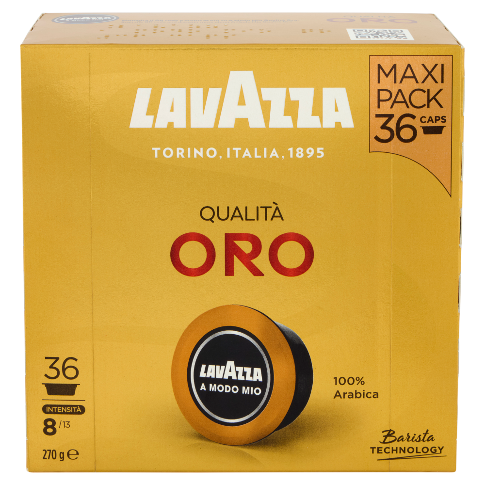 Lavazza A Modo Mio Qualit&agrave; Oro 36 Capsule 270 g
