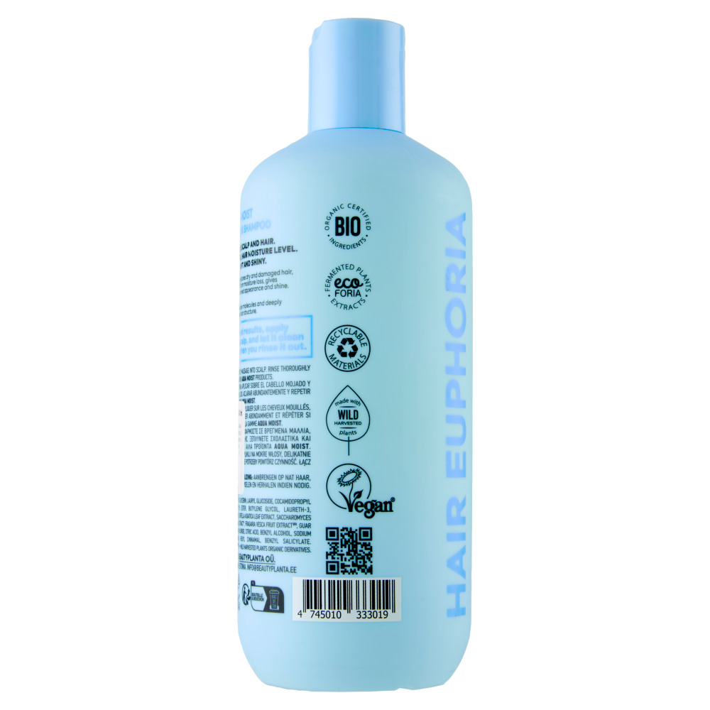 Ecoforia Hair Euphoria Aqua Moist Shampoo 400 ml