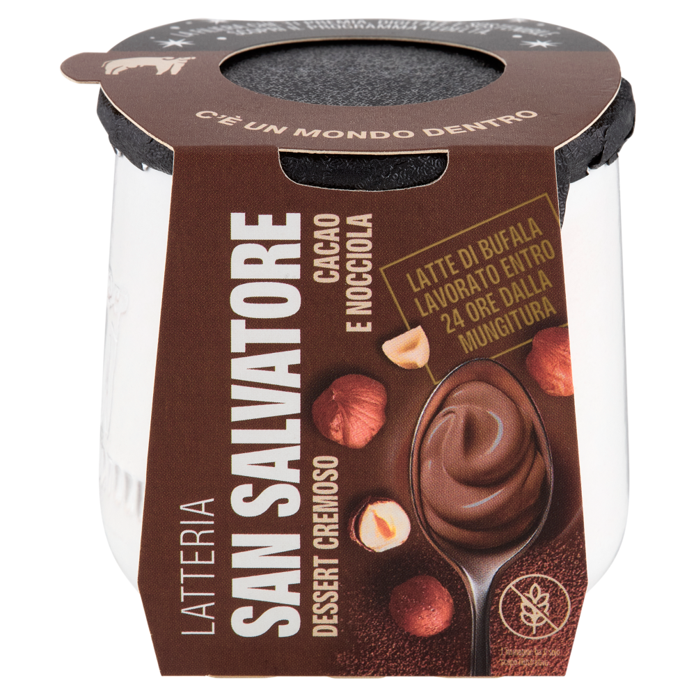 Latteria San Salvatore Dessert Cremoso Cacao e Nocciola 120 g