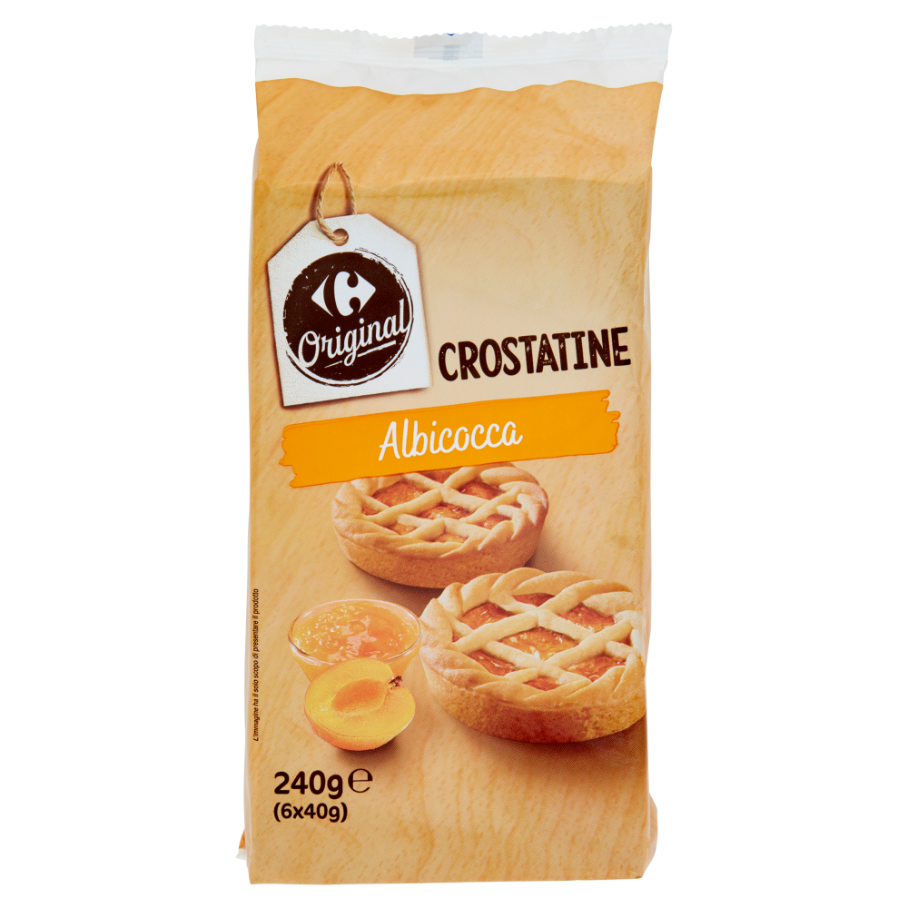 Carrefour Original Crostatine Albicocca 6 x 40 g