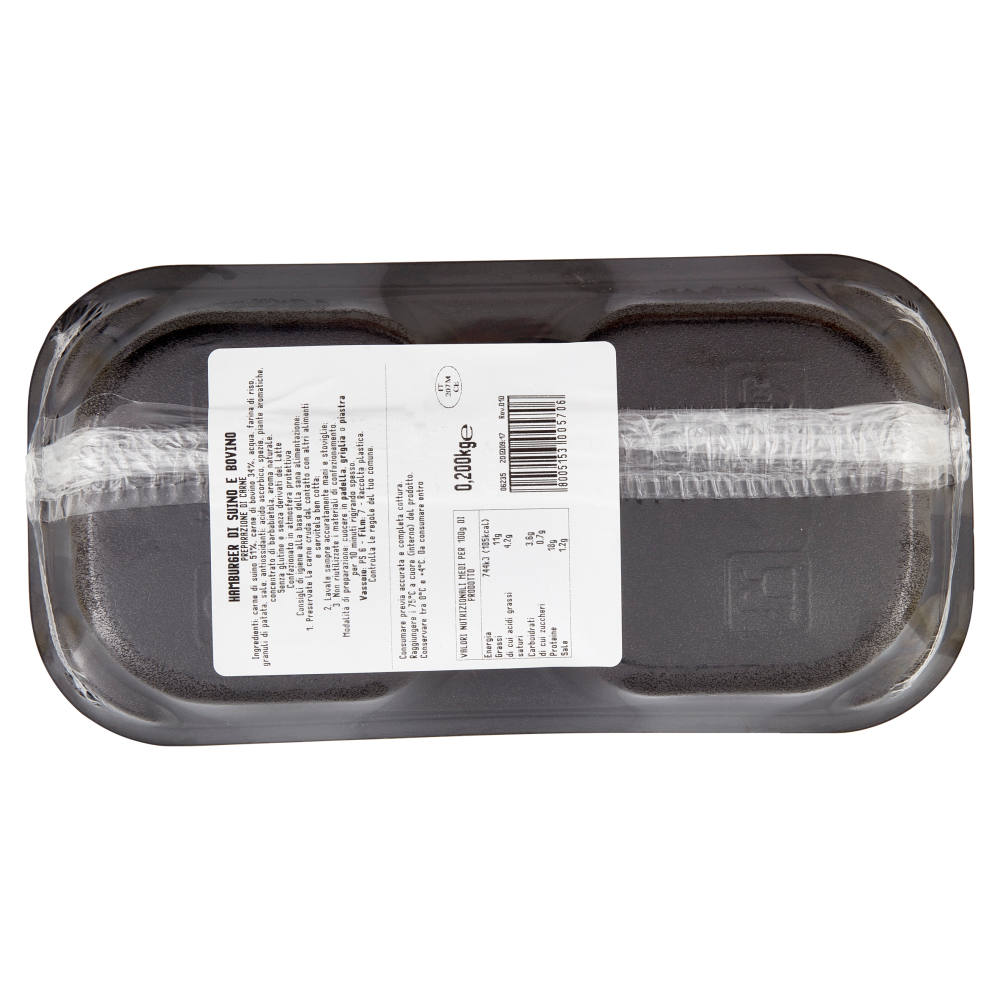 Aia Carne al Fuoco Hamburger di Suino e Bovino 0,200 kg