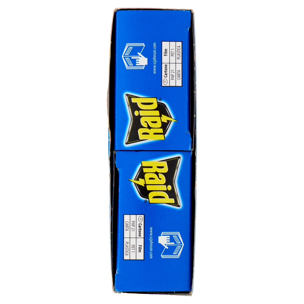 Raid Piastrine Antizanzare Comuni e Tigre, Azione prolungata, Ricarica 60 pezzi