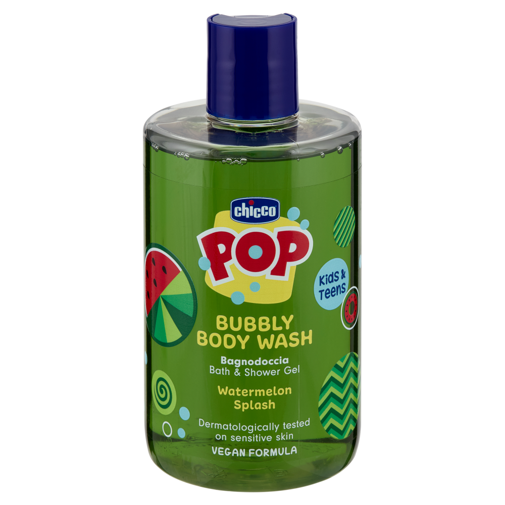 Chicco Pop Bubbly Body Wash Bagnodoccia Watermelon Splash 300 mL