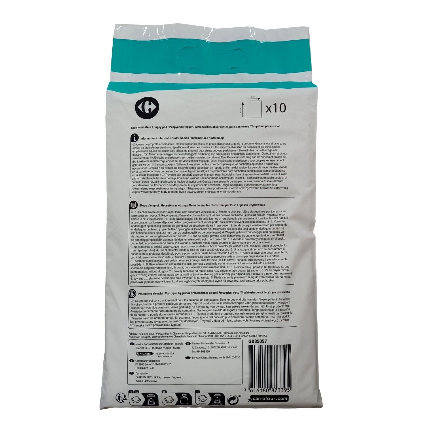Carrefour 3616180873395 tappetino per l'addestramento dei cani