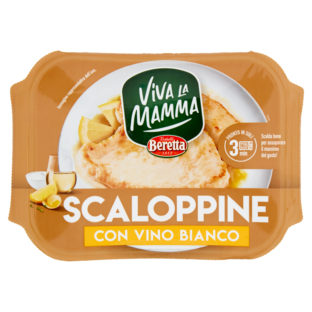 Viva La Mamma Scaloppine con Vino Bianco 220 g