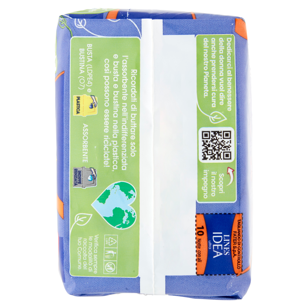 Lines Idea ultra notte con ali 10 pz