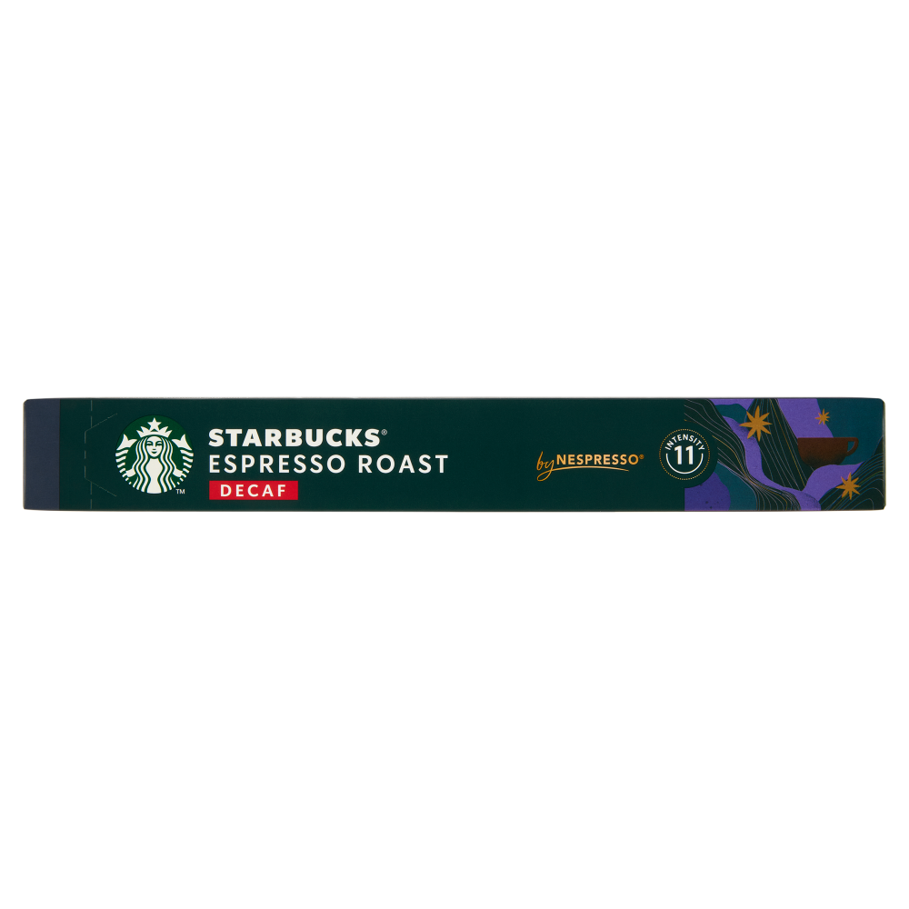 STARBUCKS Decaf Espresso Roast by Nespresso Caff&egrave; Decaffeinato 10 Capsule 55g