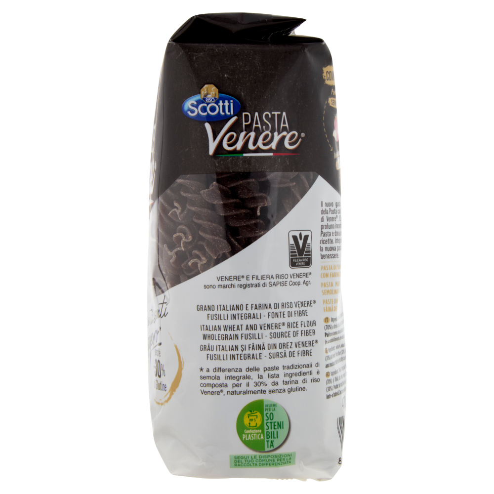 Riso Scotti Pasta Venere Integrale Fusilli 400 g