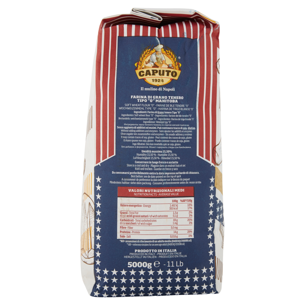 Caputo Manitoba Oro Farina di Grano Tenero Tipo "0" 5000 g