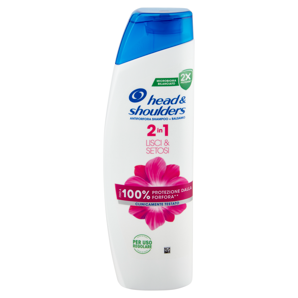 Head & Shoulders Antiforfora Shampoo + Balsamo 2in1 Lisci & Setosi 250 ml