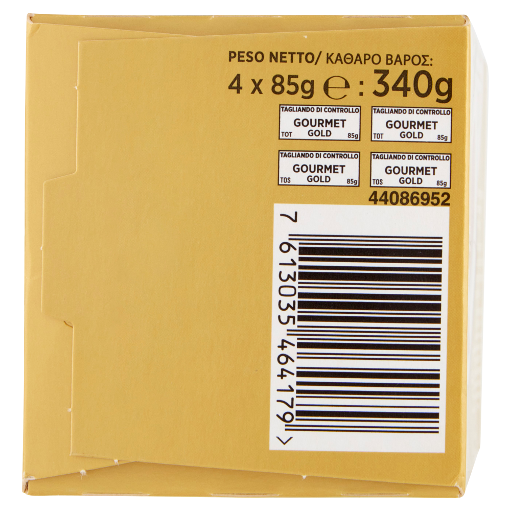 PURINA GOURMET Gold Tortini Tonno / Salmone 4 x 85 g
