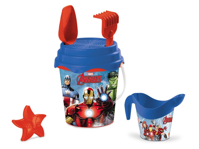 MONDO Set Secchiello Avengers, 17 cm, 28431