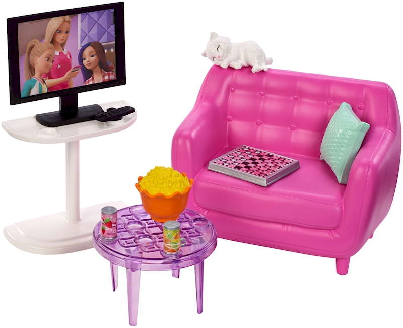 Barbie Möbel-Spielset Wohnzimmer Set di mobili | Carrefour