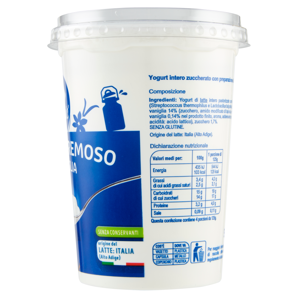 Carrefour Classic Yogurt Cremoso Vaniglia 500 g