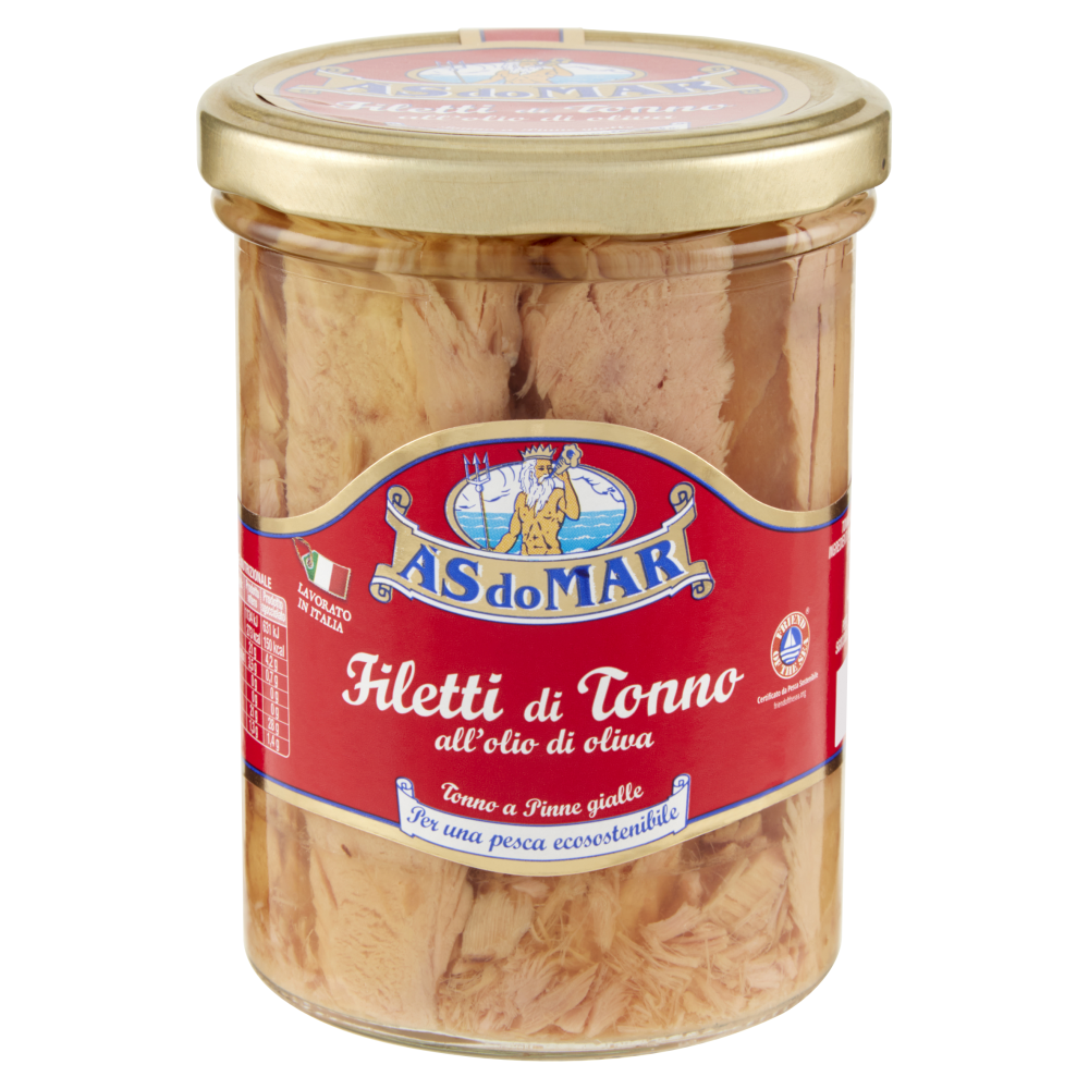 Asdomar Filetti di Tonno all'olio di oliva 400 g