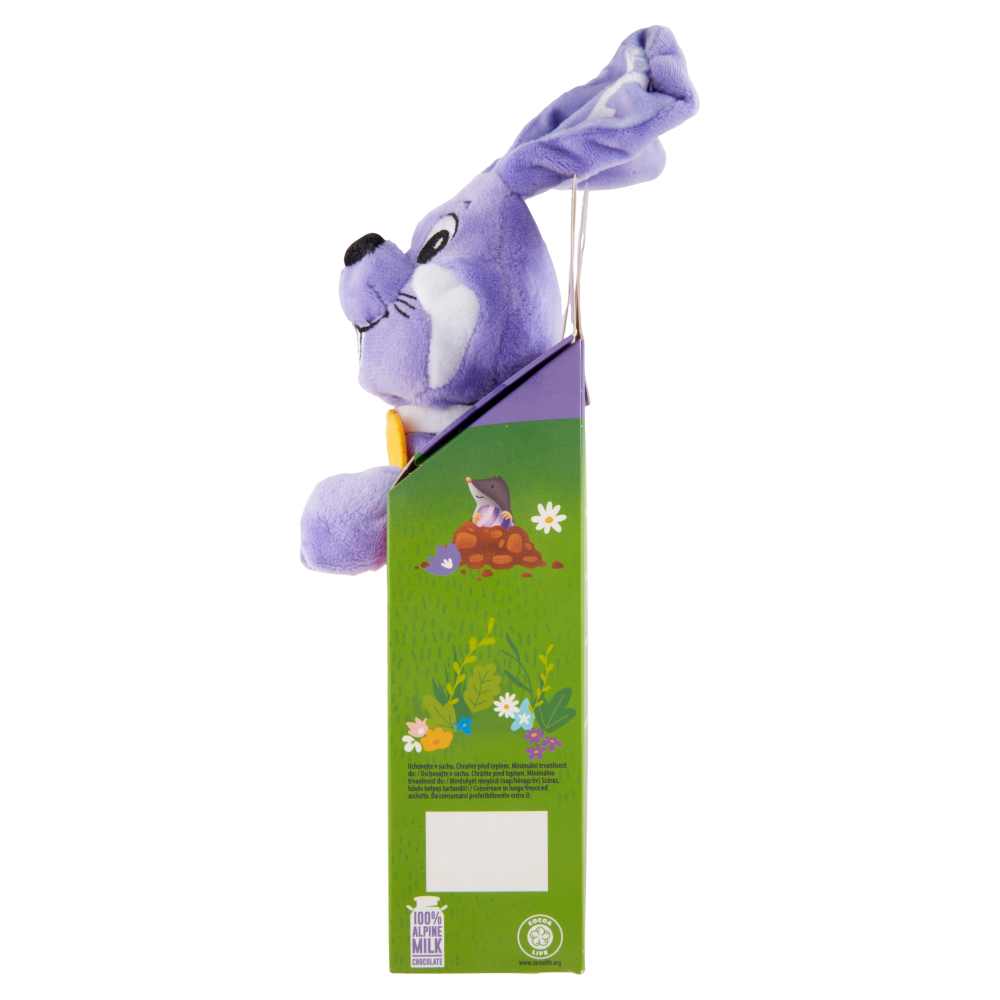 Milka Peluche di Pasqua con cioccolatini assortiti al latte Milka, 96g