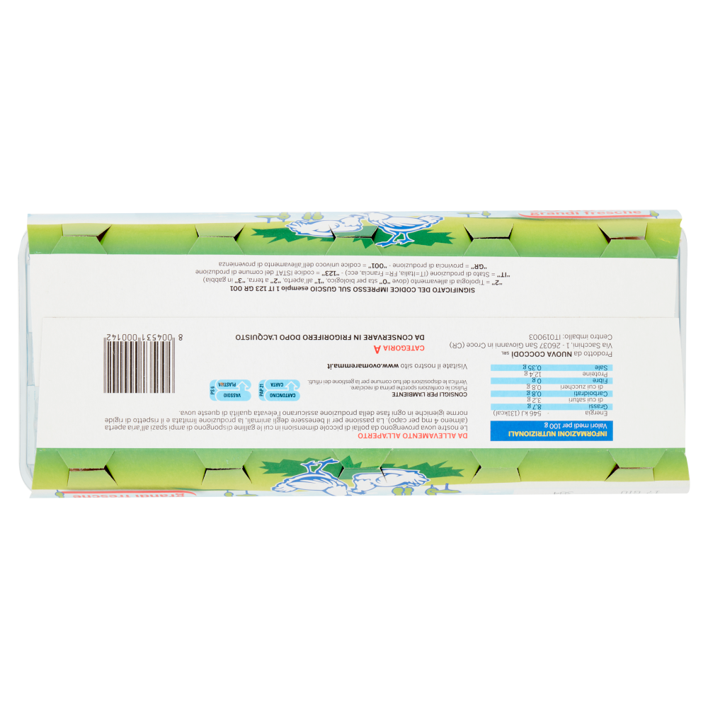 Ovomaremma 10 uova grandi fresche da Allevamento all'Aperto