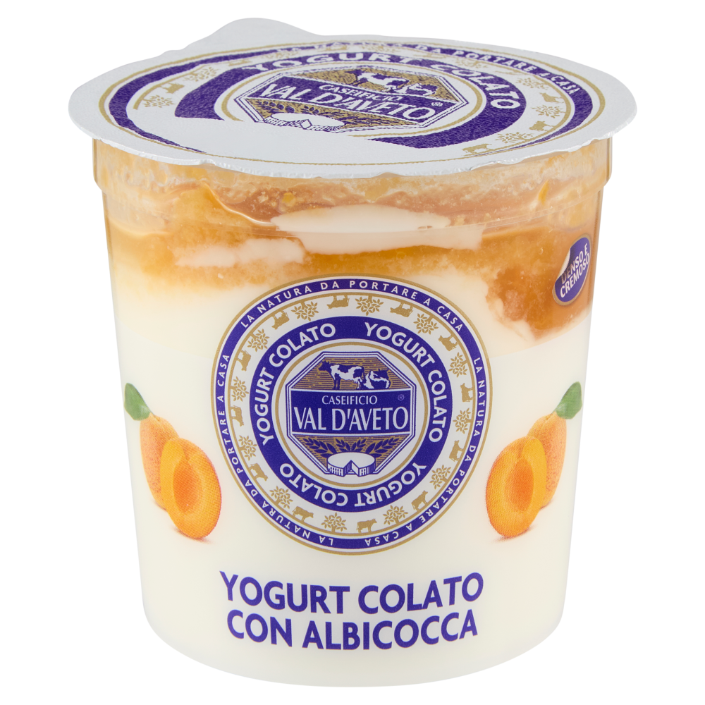 Caseificio Val d'Aveto Yogurt Colato con Albicocca 150 g