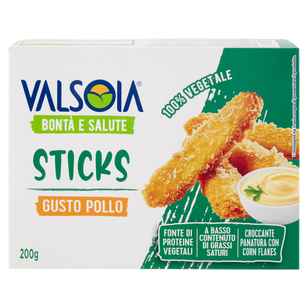 Valsoia Bontà e Salute Sticks Gusto Pollo 200 g