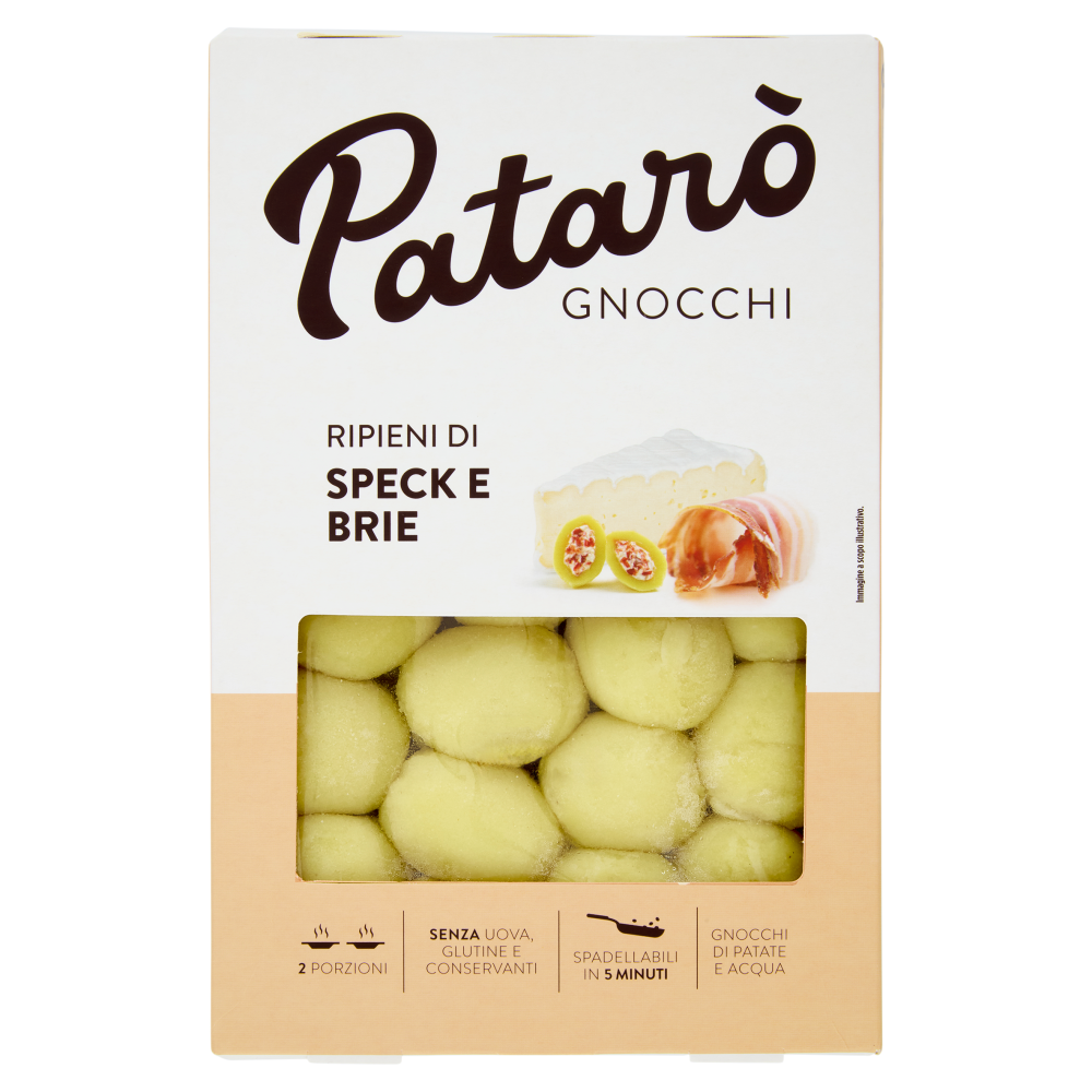 Patarò Gnocchi Ripieni di Speck e Brie 400 g