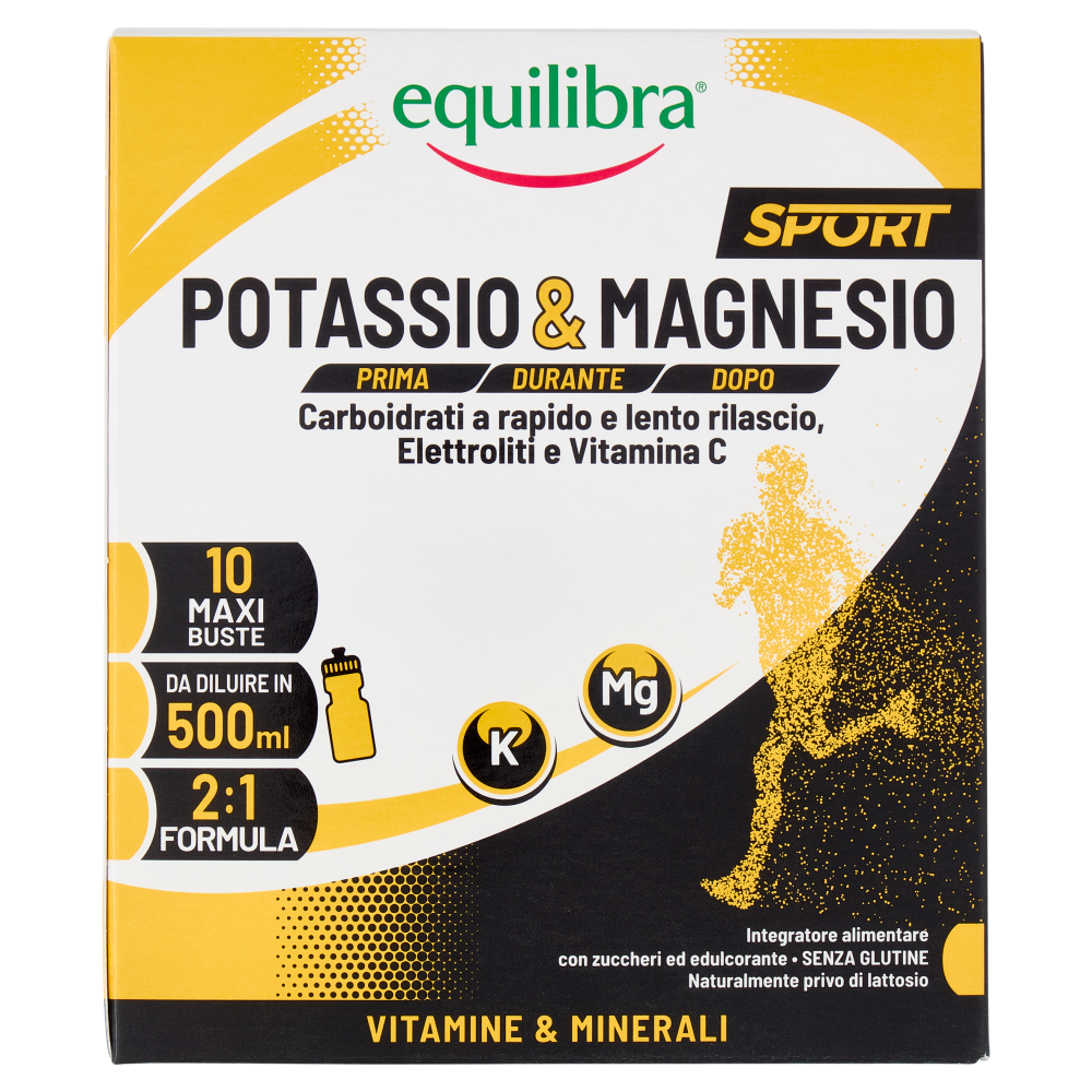 equilibra Sport Potassio & Magnesio Maxi Buste 10 x 20 g