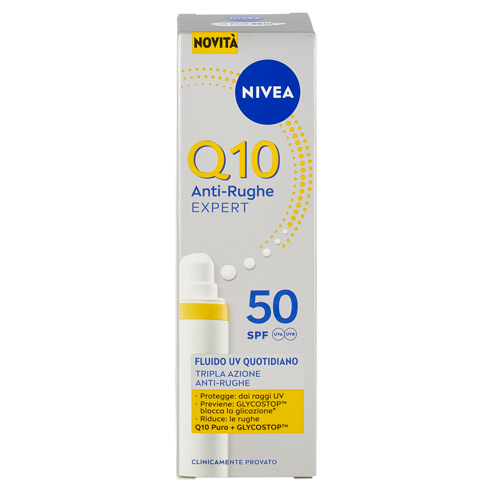 Nivea Q10 Anti-Rughe Expert SPF 50 Fluido UV Quotidiano 40 ml