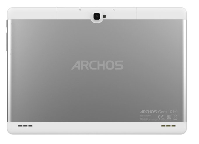 Archos Core 101 4G Mediatek 16 GB 25,6 cm (10.1") Android 7.0 Acciaio inox, Bianco