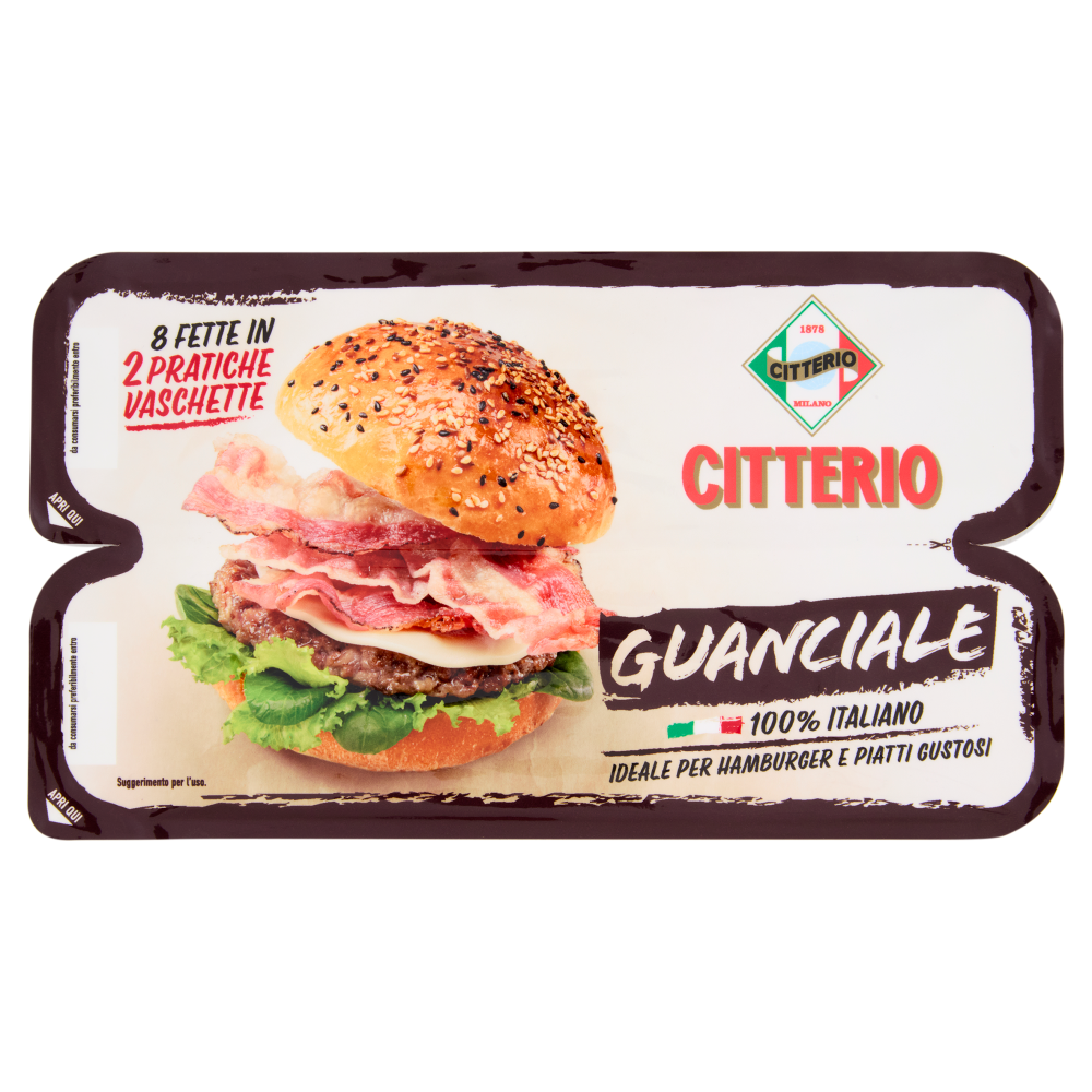 Citterio Guanciale 8 fette 80 g