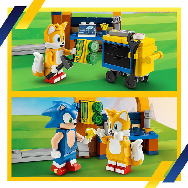 LEGO Laboratorio di Tails e Aereo Tornado
