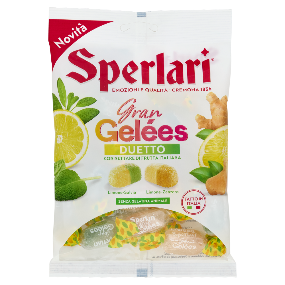 Sperlari Gran Gelées Duetto Limone-Salvia, Limone-Zenzero 150 g