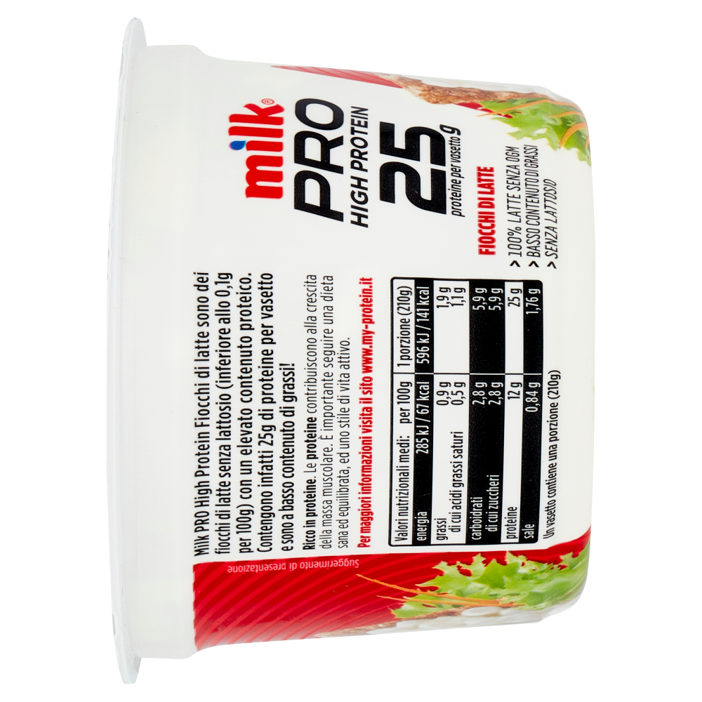 Milk Pro High Protein 25g Fiocchi di Latte 210 g