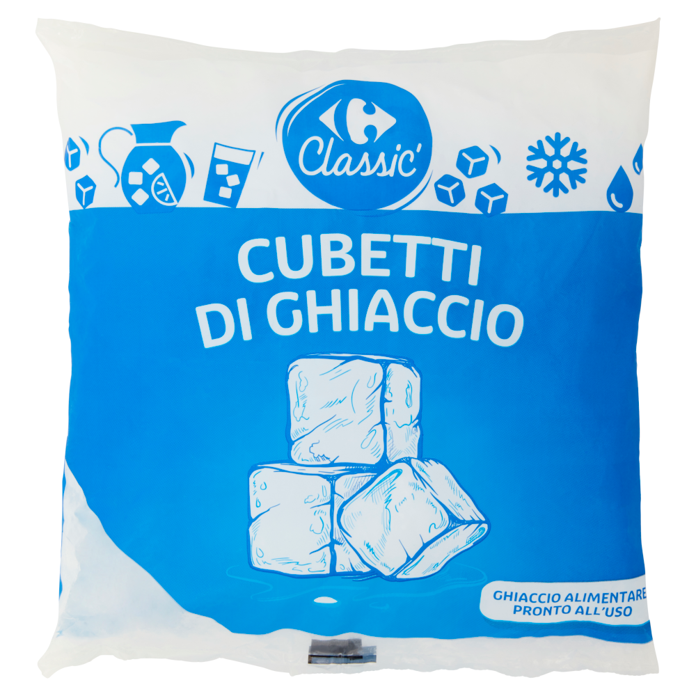 Carrefour Classic Cubetti di Ghiaccio 1,25 Kg
